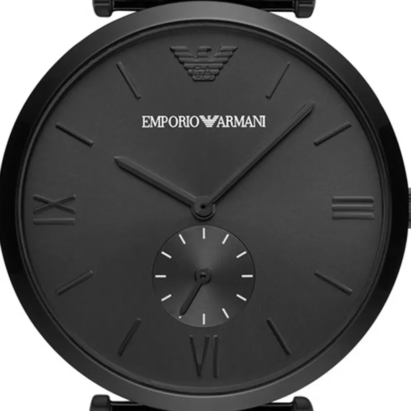 Emporio Armani Gianni T-Bar Full Black Men's Watch- AR11299